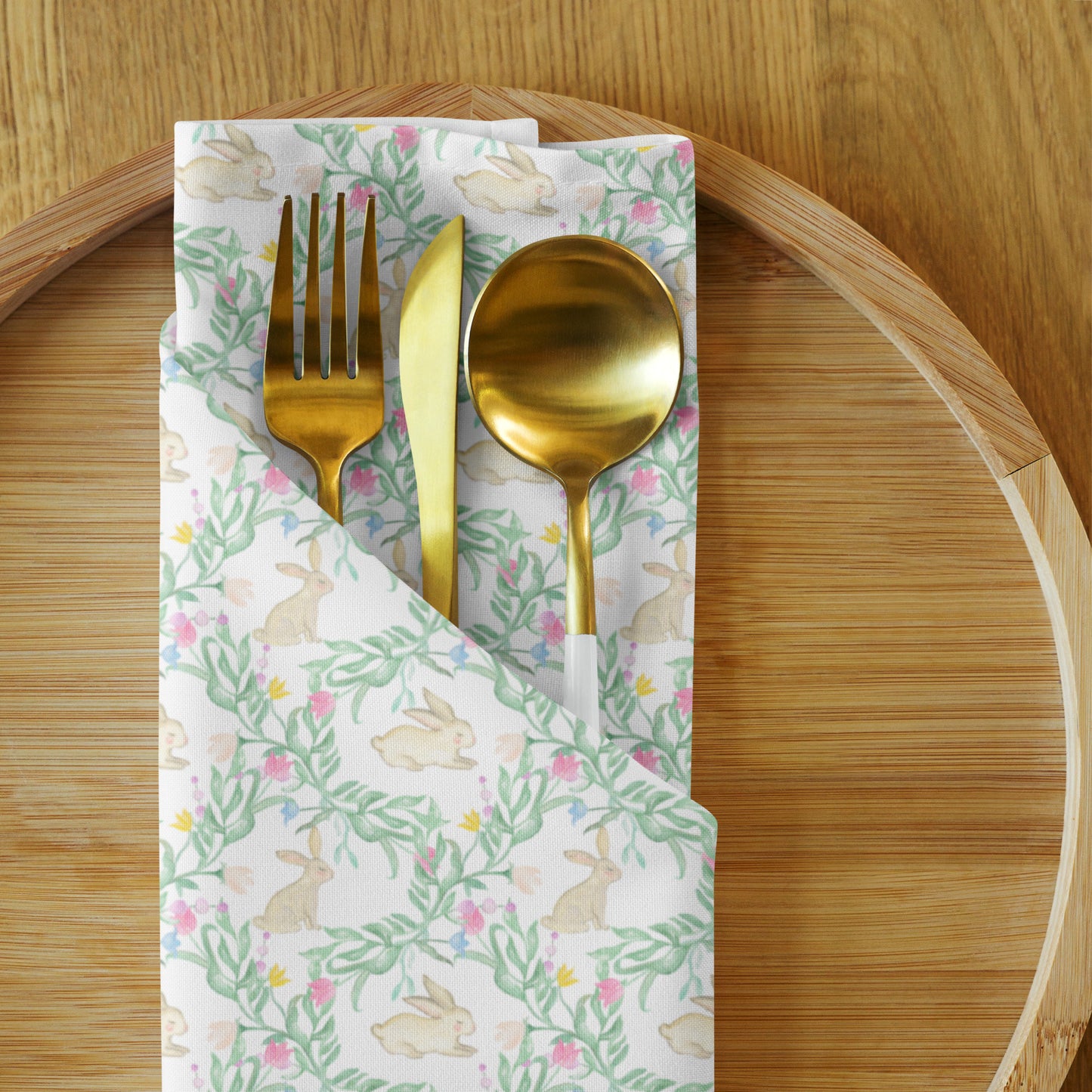 Hoppy Easter Cloth Dinner Napkins (Set of 4)