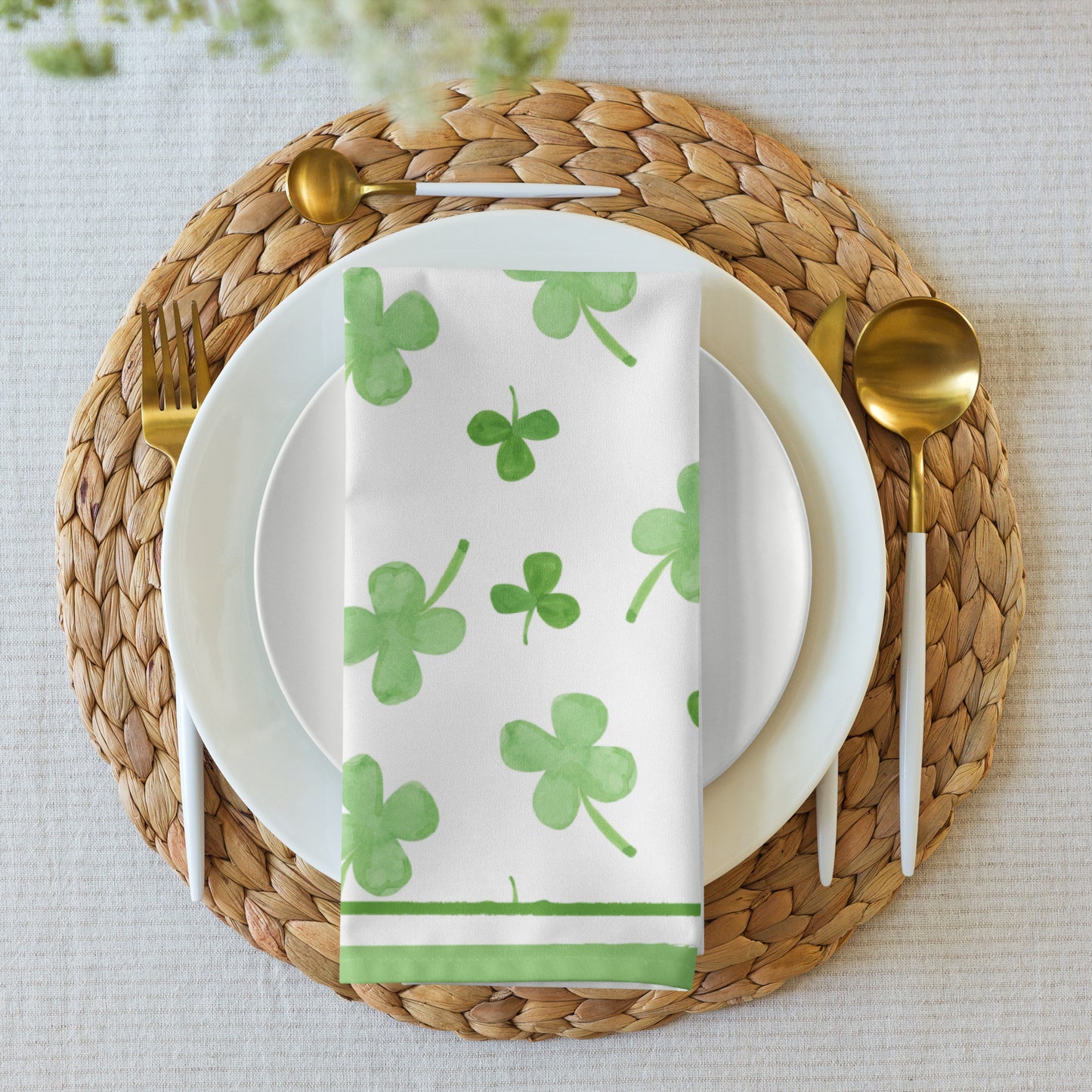 Lucky You Cloth Dinner Napkins (Set of 4)