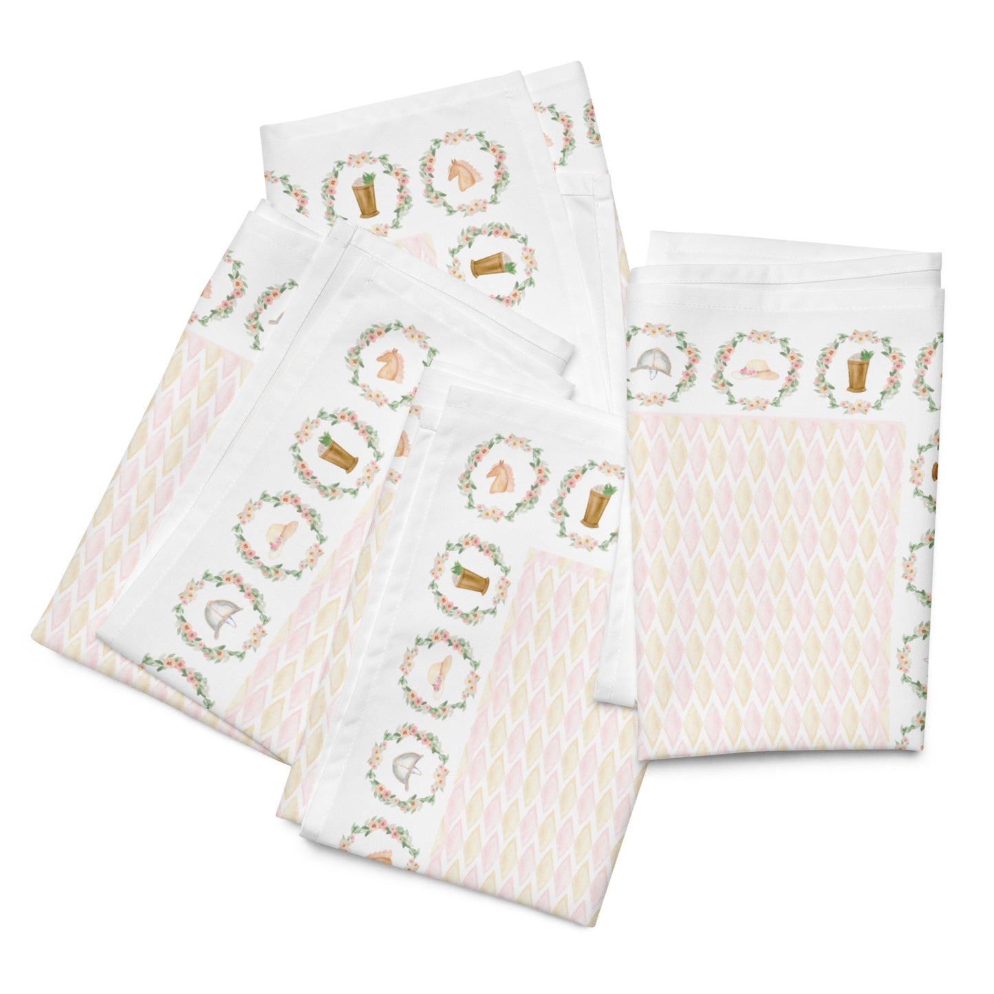 Derby Days Cloth Dinner Napkins (Set of 4)