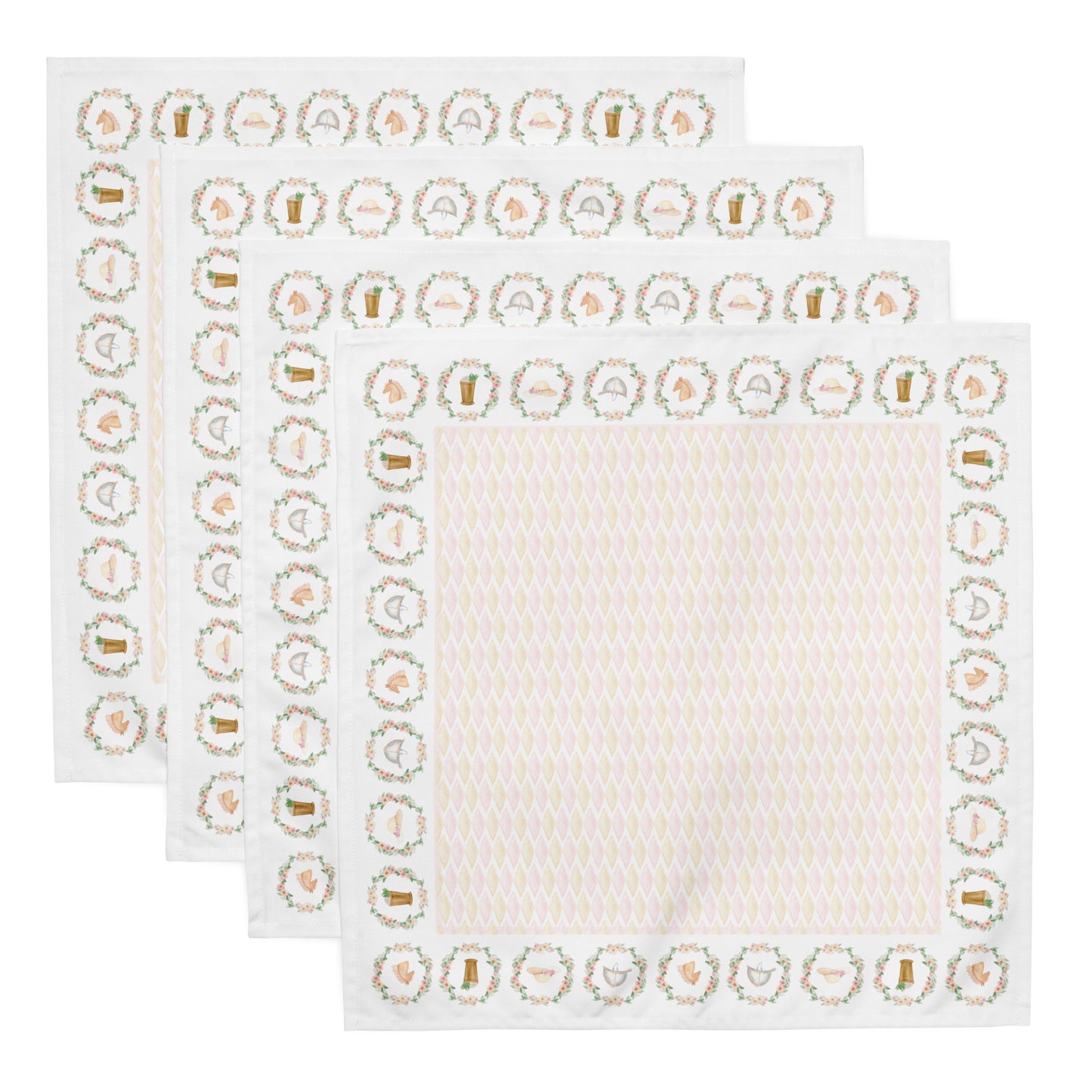 Derby Days Cloth Dinner Napkins (Set of 4)