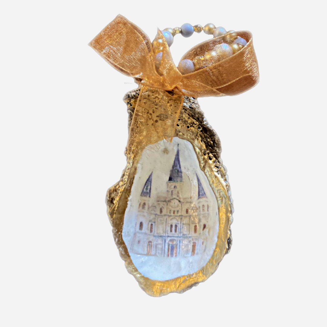 St. Louis Cathedral Oyster Ornament