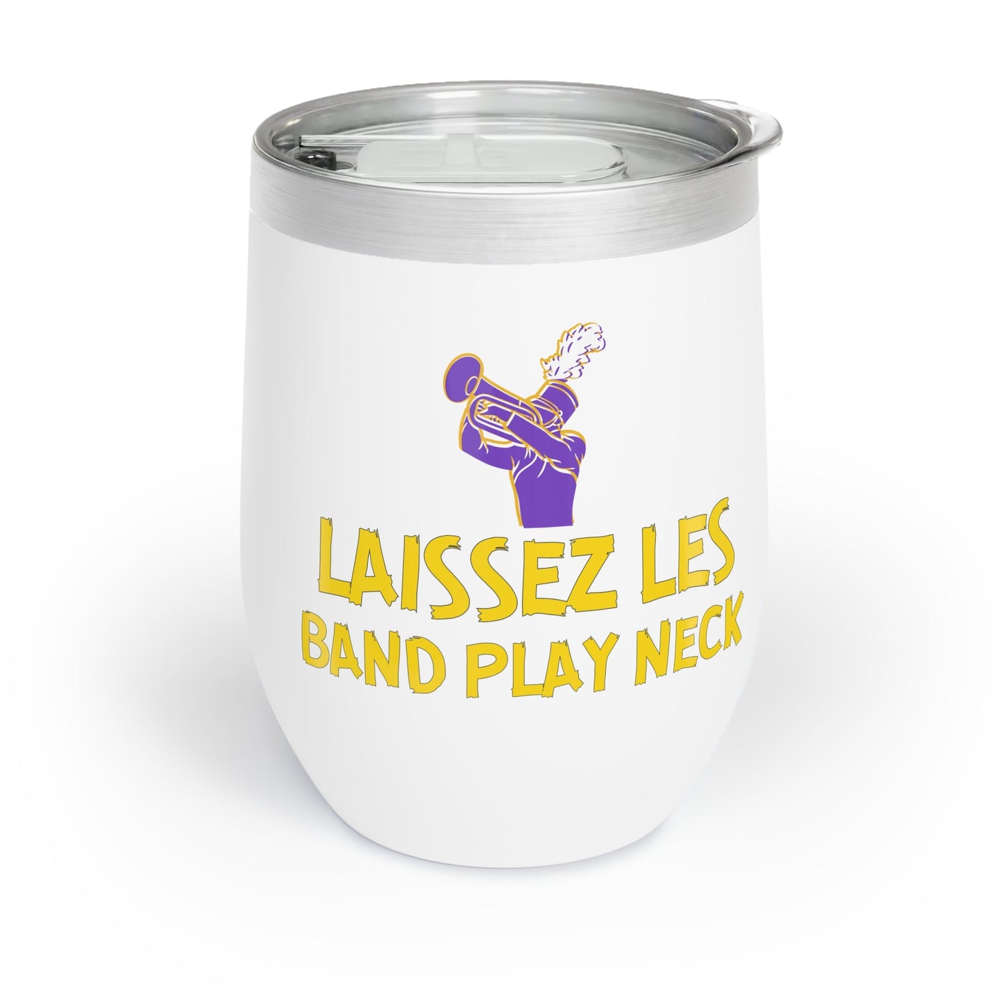 Laissez Les Band Play Neck Wine Tumbler