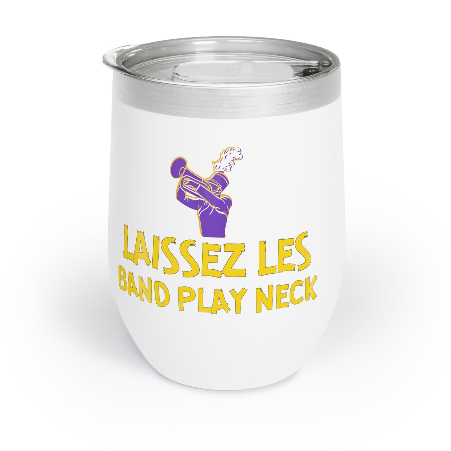 Laissez Les Band Play Neck Wine Tumbler