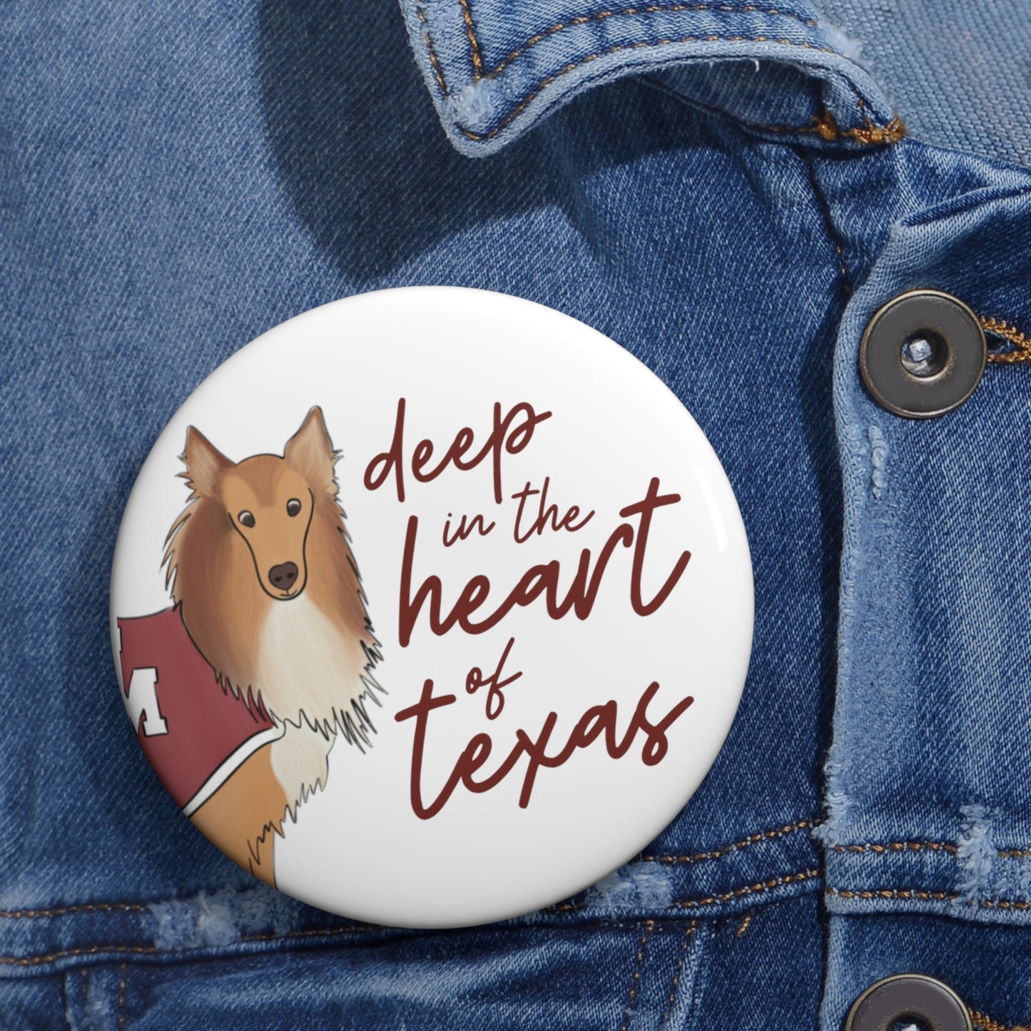 Deep in the Heart of Texas Gameday Pin