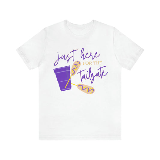 Just Here for the Tailgate Short Sleeve Tee