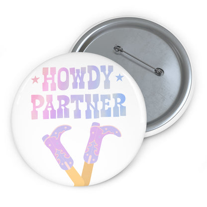 Howdy Partner Western Bachelorette Pin