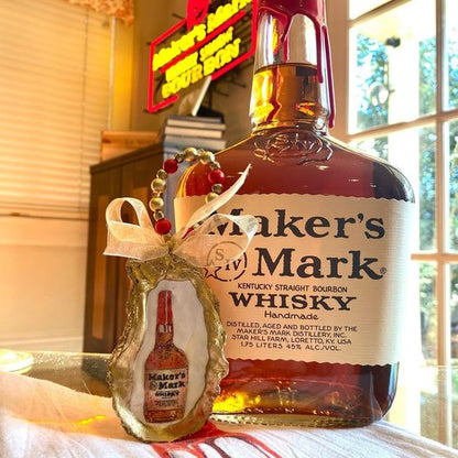 Maker’s Mark Oyster Ornament / Bar Decor