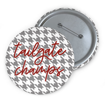 Houndstooth Tailgate Champs Gameday Pin