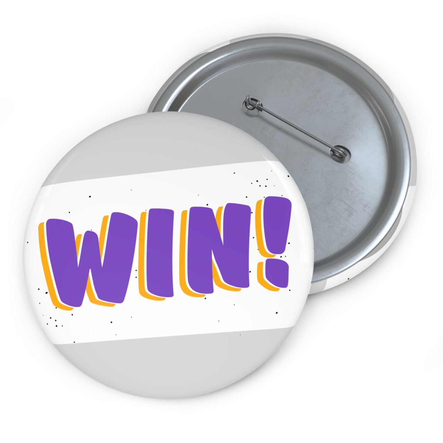 WIN! Purple Gold Gameday Pin