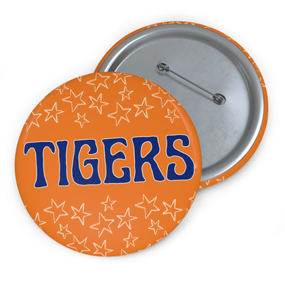 Tigers Orange Navy Gameday Pin