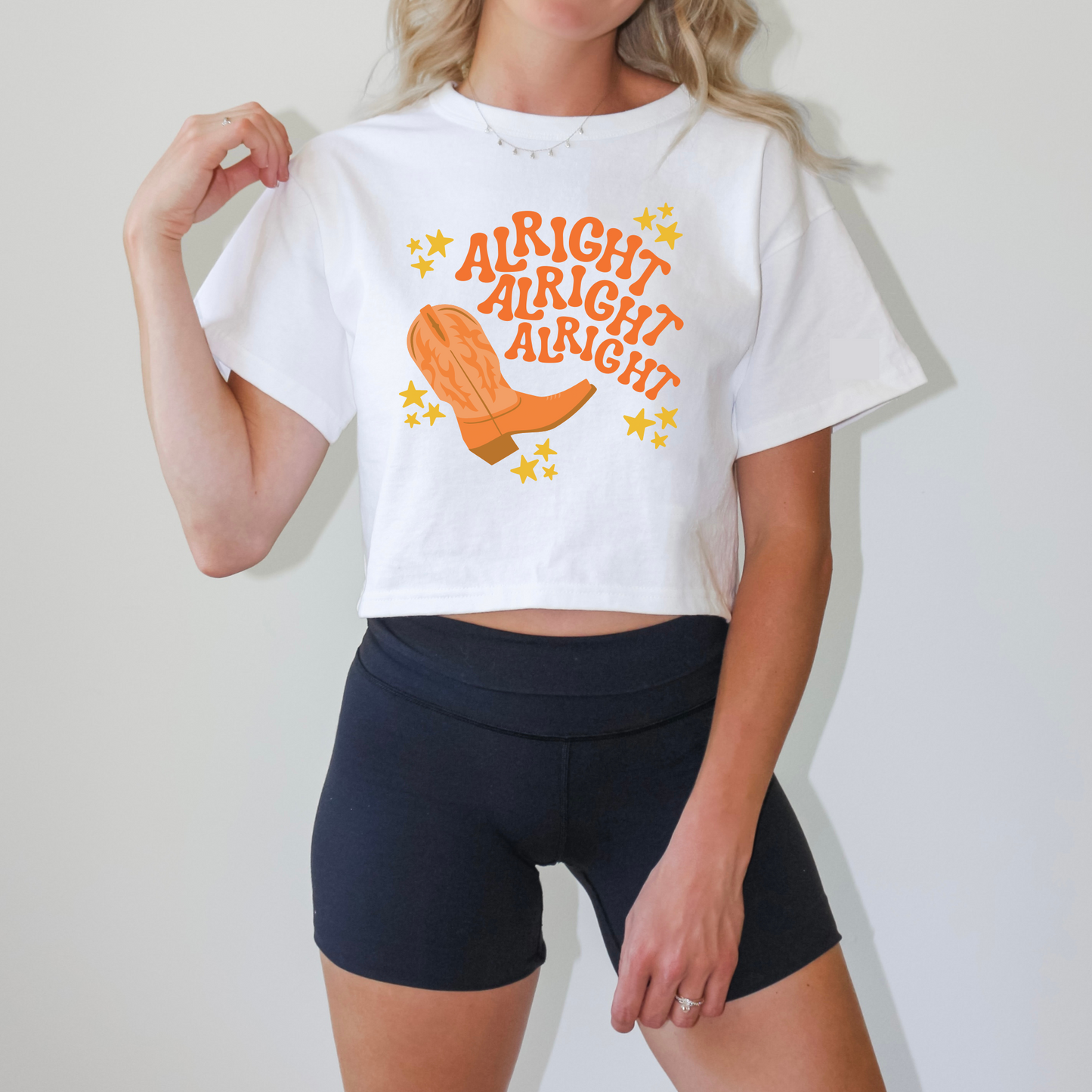 Alright Alright Alright Cropped Tee