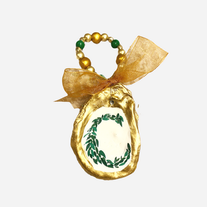 Monogram C Oyster Ornament