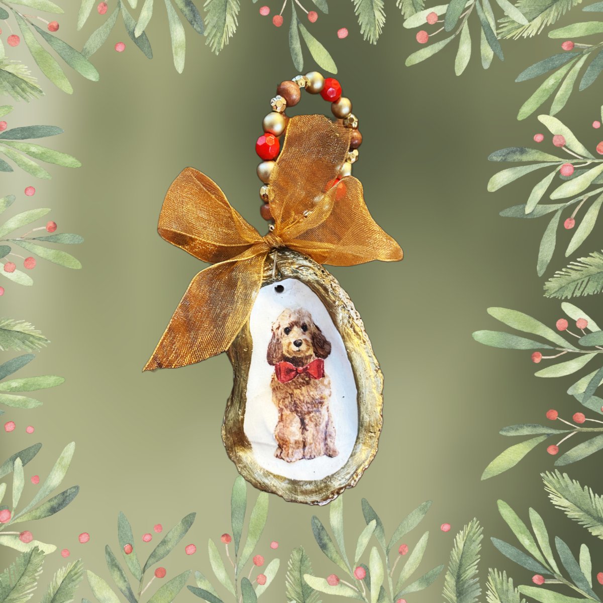 Cockapoo 2024 christmas ornament