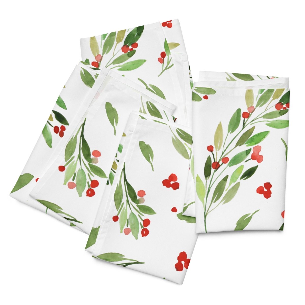 Holly Jolly Cloth Napkin Set (Set of 4) - YaySoiree