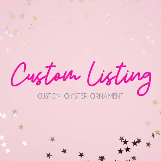 Custom Oyster Ornament