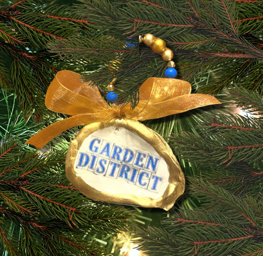New Orleans Street Tiles: Garden District Oyster Ornament - YaySoiree