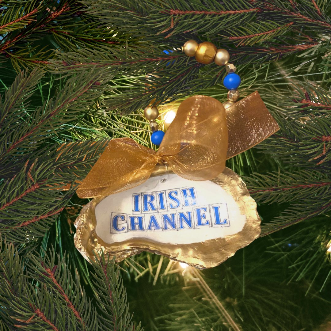 New Orleans Street Tiles: Irish Channel Oyster Ornament - YaySoiree
