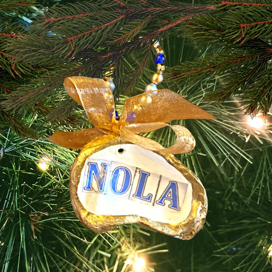 New Orleans Street Tiles: NOLA Oyster Ornament - YaySoiree